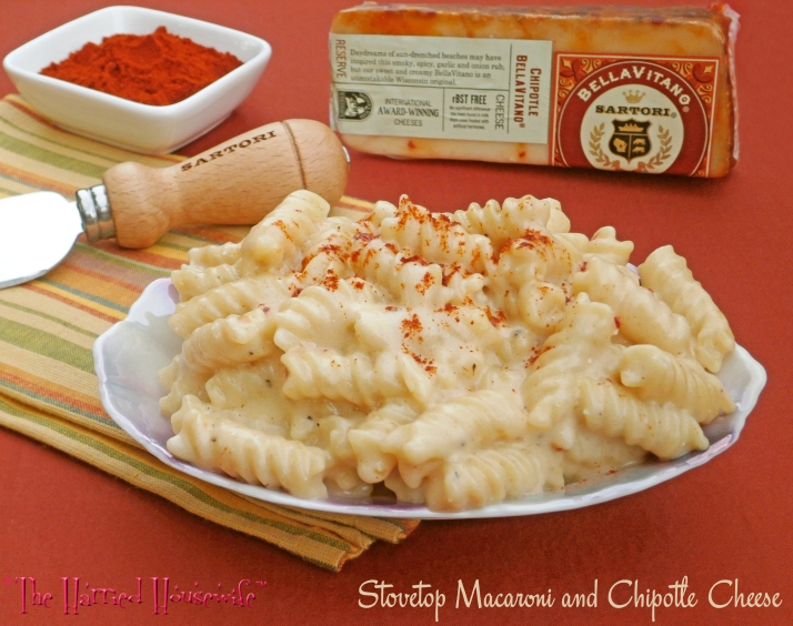 Stovetop Macaroni and Chipotle Cheese